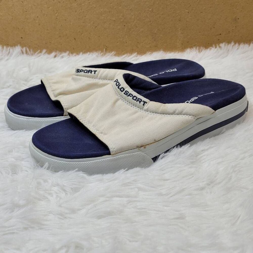 Ralph Lauren Poli Sport Mules-  Size 8